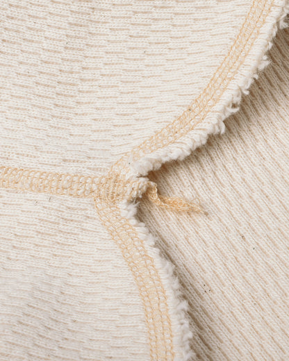 BUZZ RICKSON WAFFLE KNIT THERMAL - NATURAL
