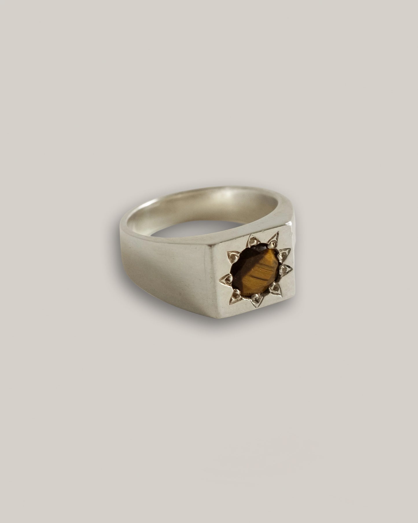 MEREWIF TOWNES SIGNET - STERLING SILVER