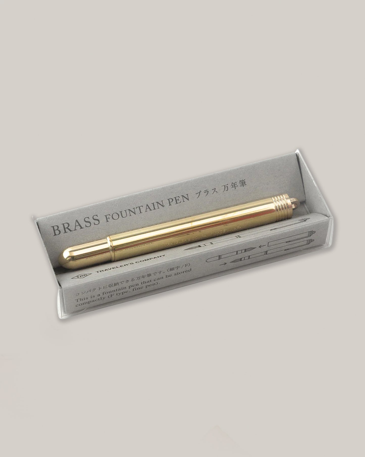TRAVELER'S COMPANY BRASS FOUNTAIN PEN