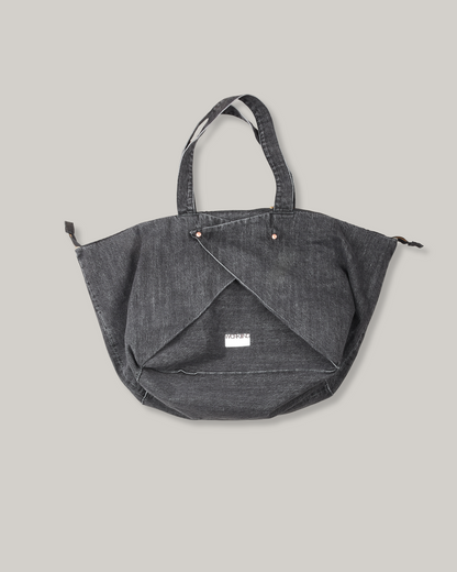WORKING TAKEOUT BAG - BLACK STONE WASHED