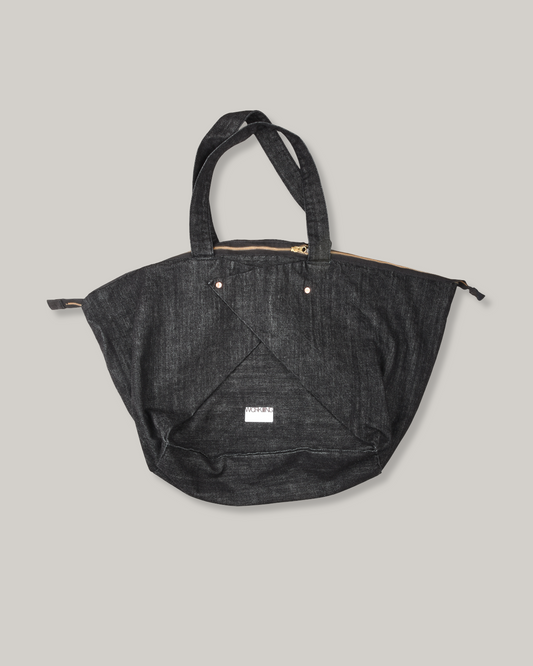 WORKING TAKEOUT BAG - BLACK RINSED