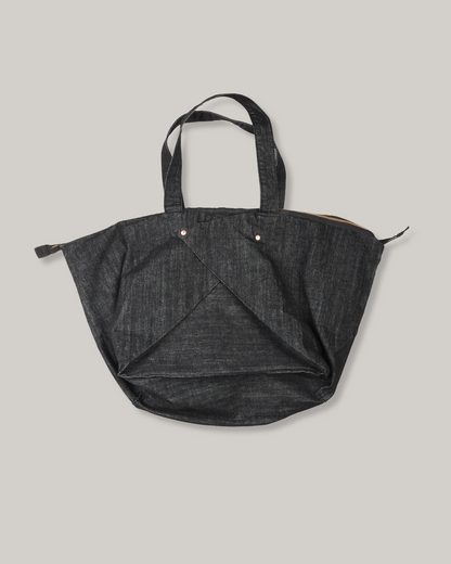 WORKING TAKEOUT BAG - BLACK RINSED