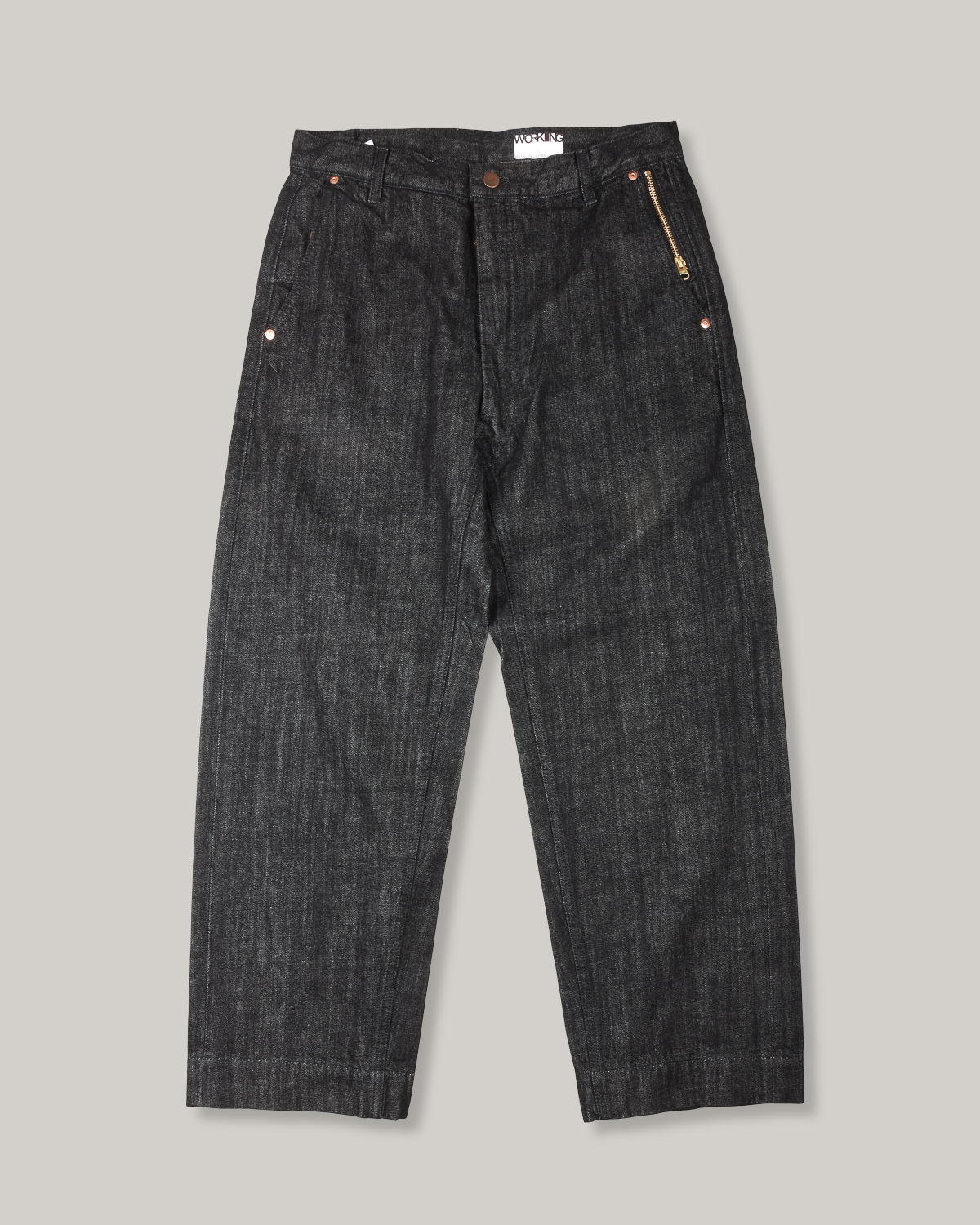WORKING SLACK JEAN -  BLACK RINSED