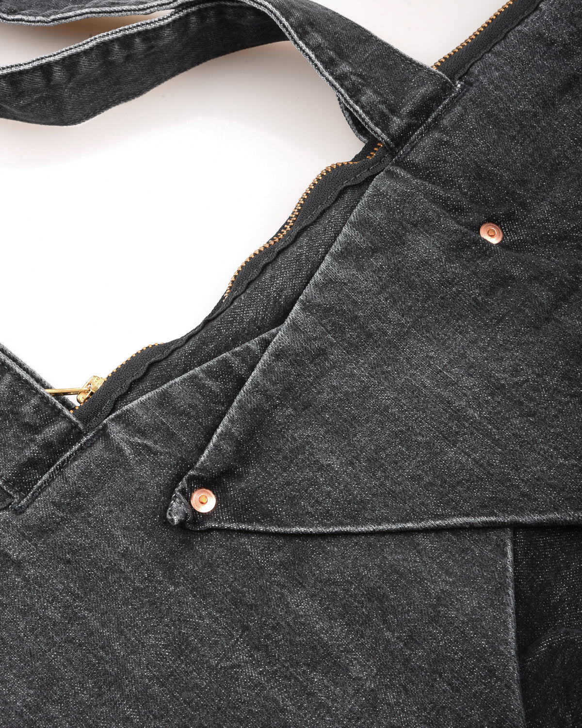 WORKING TAKEOUT BAG - BLACK STONE WASHED