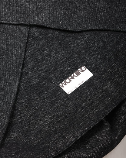 WORKING TAKEOUT BAG - BLACK RINSED