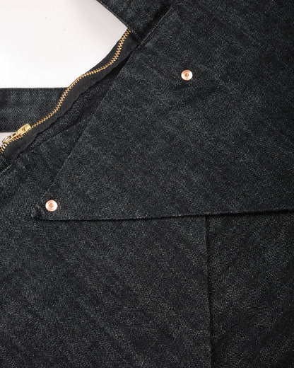 WORKING TAKEOUT BAG - BLACK RINSED