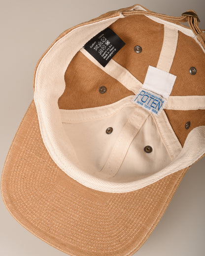 POTEN VINTAGE DUCK CAP - CAMEL