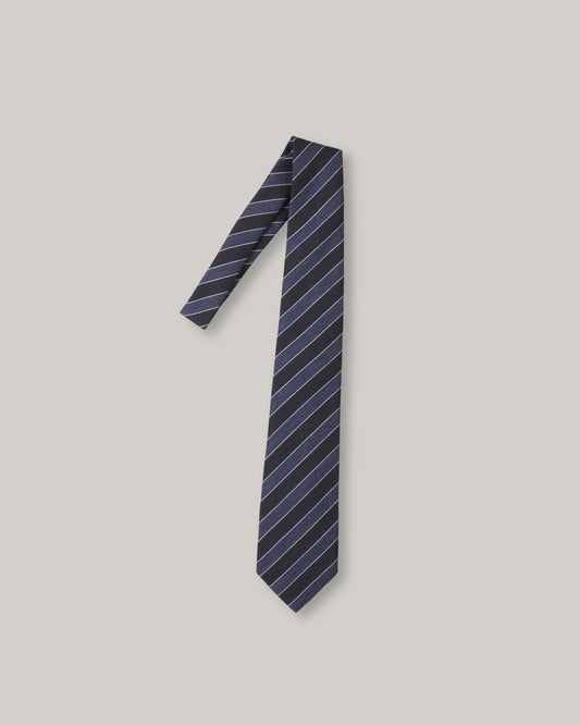 TS(S) BOLD STRIPE NECK TIE - NAVY