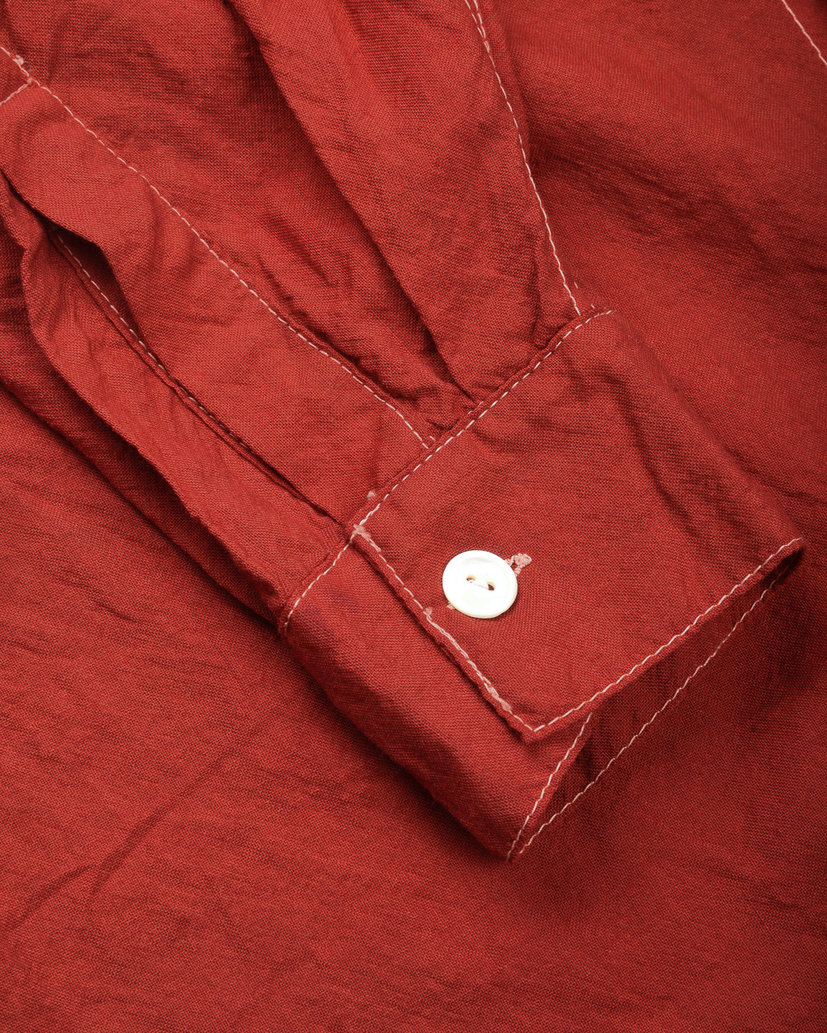 TENDER PLASTRON SHIRT - WOOL CALICO - TURKEY RED