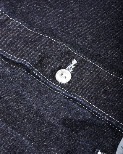 TENDER EDITED JEANS JACKET 16oz SELVAGE DENIM - RINSED