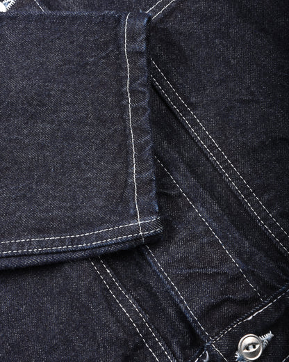 TENDER EDITED JEANS JACKET 16oz SELVAGE DENIM - RINSED