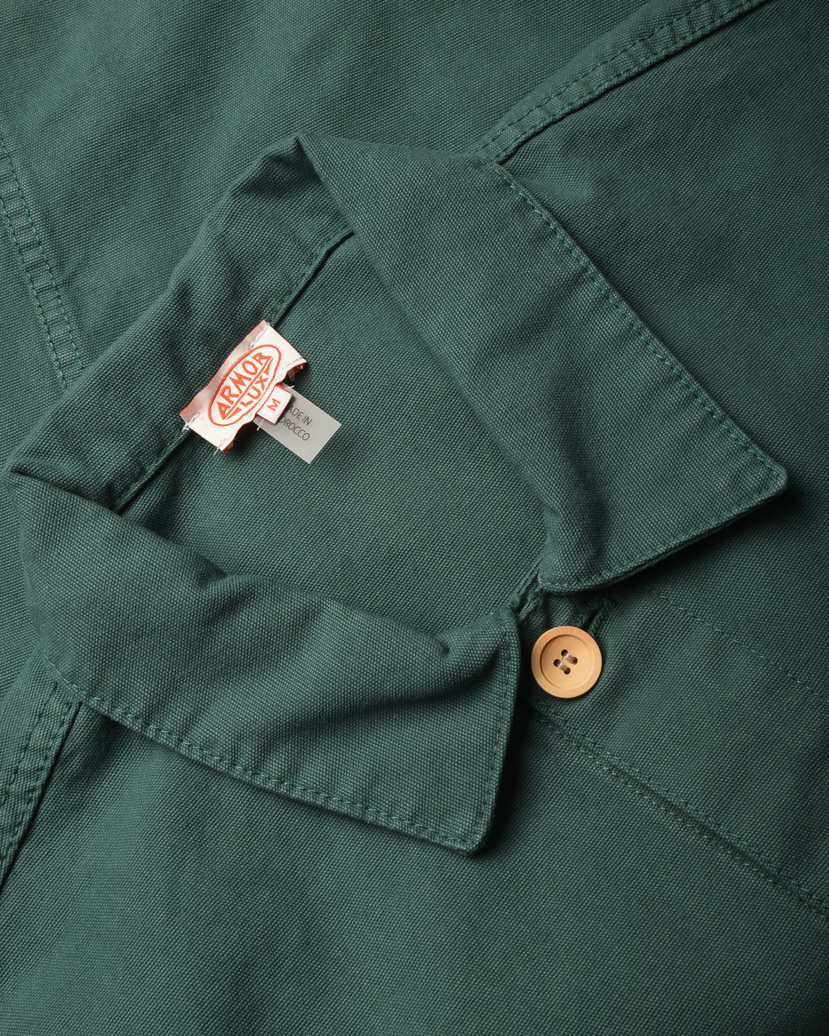 ARMOR LUX FISHERMAN JACKET HERITAGE - DARK IVY GREEN
