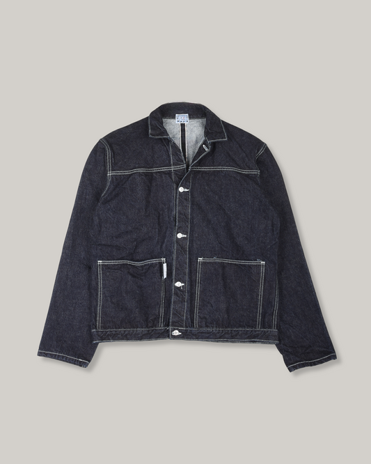 TENDER EDITED JEANS JACKET 16oz SELVAGE DENIM - RINSED