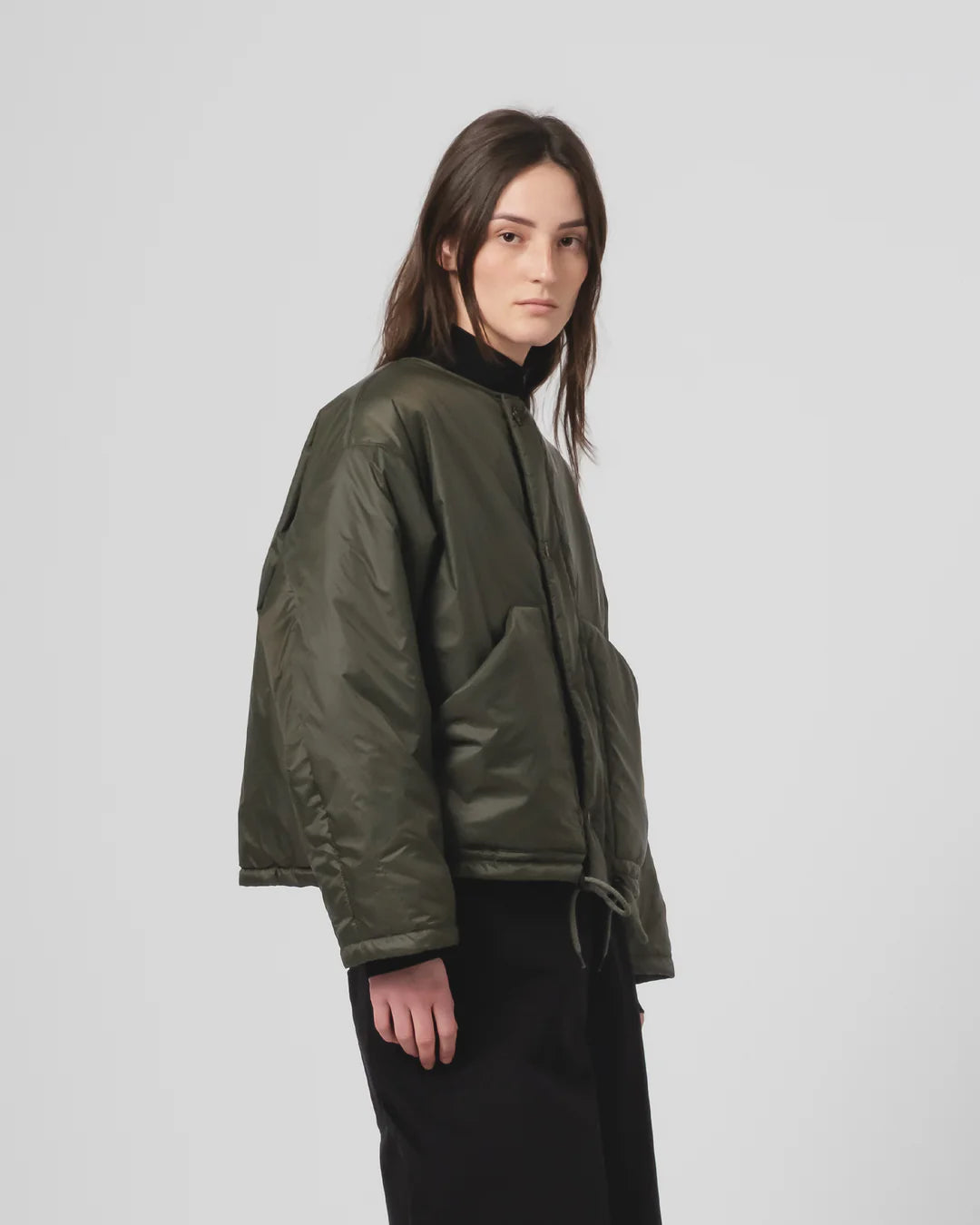 GIRLS OF DUST NUCLEAR JACKET FURY NYLON - DUSTY GREEN
