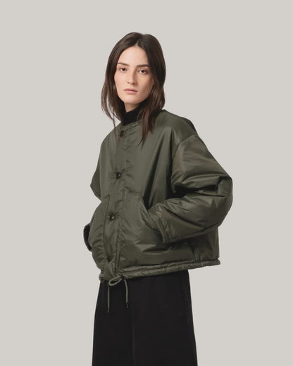 GIRLS OF DUST NUCLEAR JACKET FURY NYLON - DUSTY GREEN