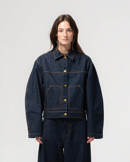 GIRLS OF DUST MIAMI JACKET - CENTURY DENIM - BLUE RINSE