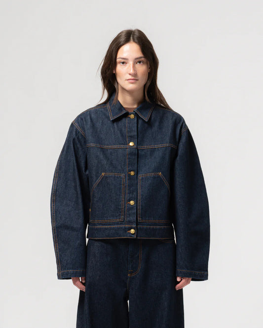 GIRLS OF DUST MIAMI JACKET - CENTURY DENIM - BLUE RINSE