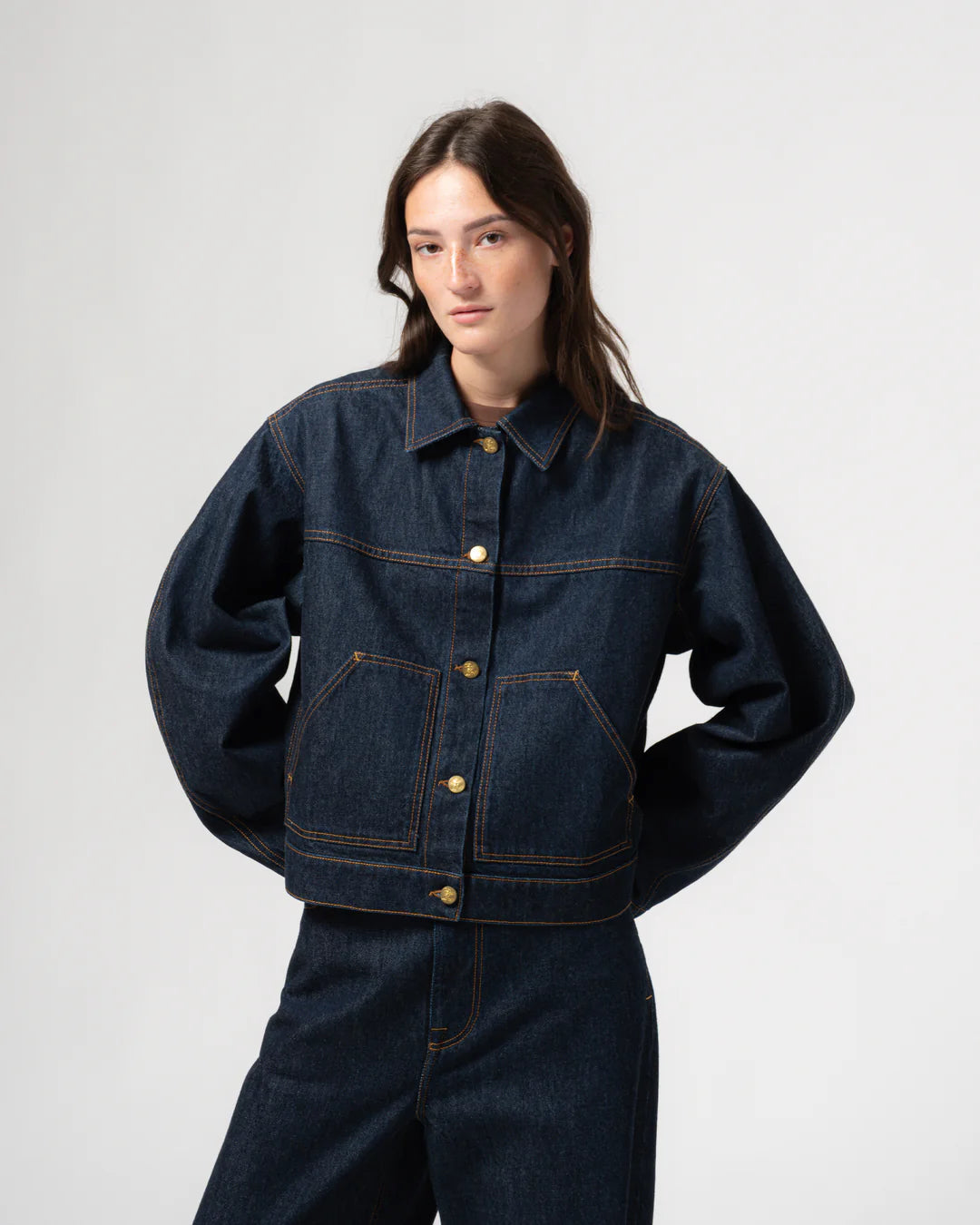 GIRLS OF DUST MIAMI JACKET - CENTURY DENIM - BLUE RINSE