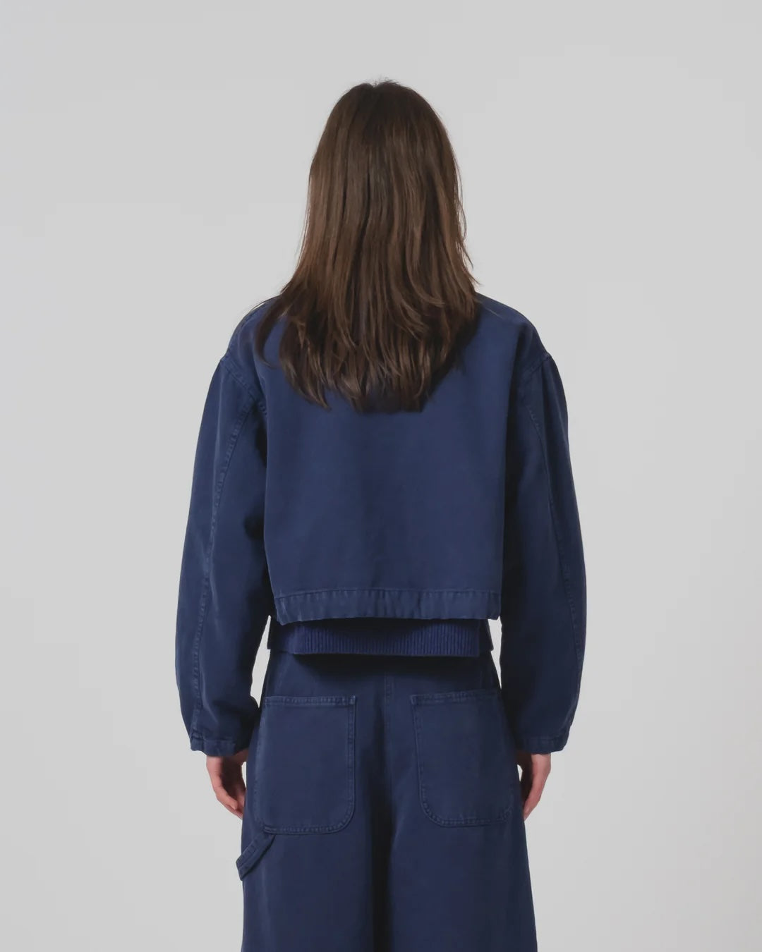 GIRLS OF DUST WOOPSIE JACKET - INDIGO BLUE CANVAS