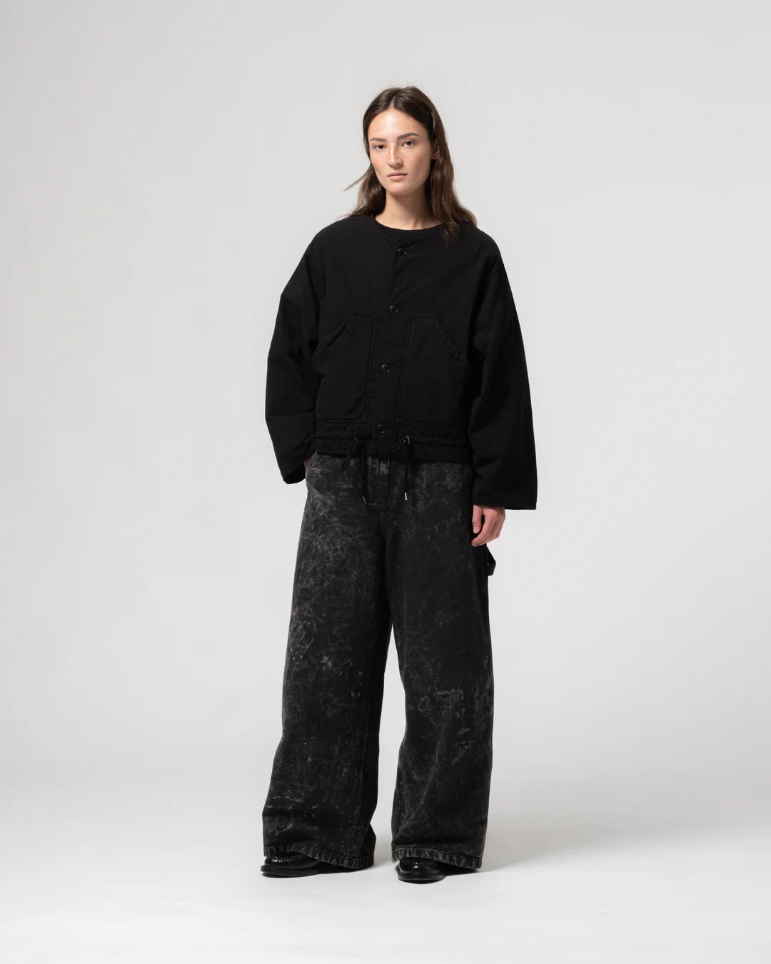 GIRLS OF DUST PADDED NEUTRON JACKET - FADED BLACK