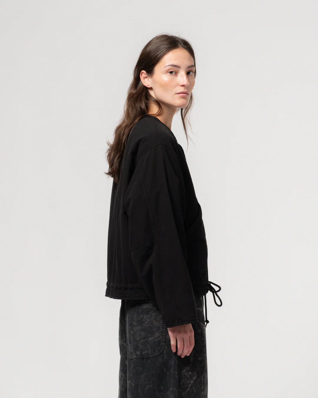 GIRLS OF DUST PADDED NEUTRON JACKET - FADED BLACK