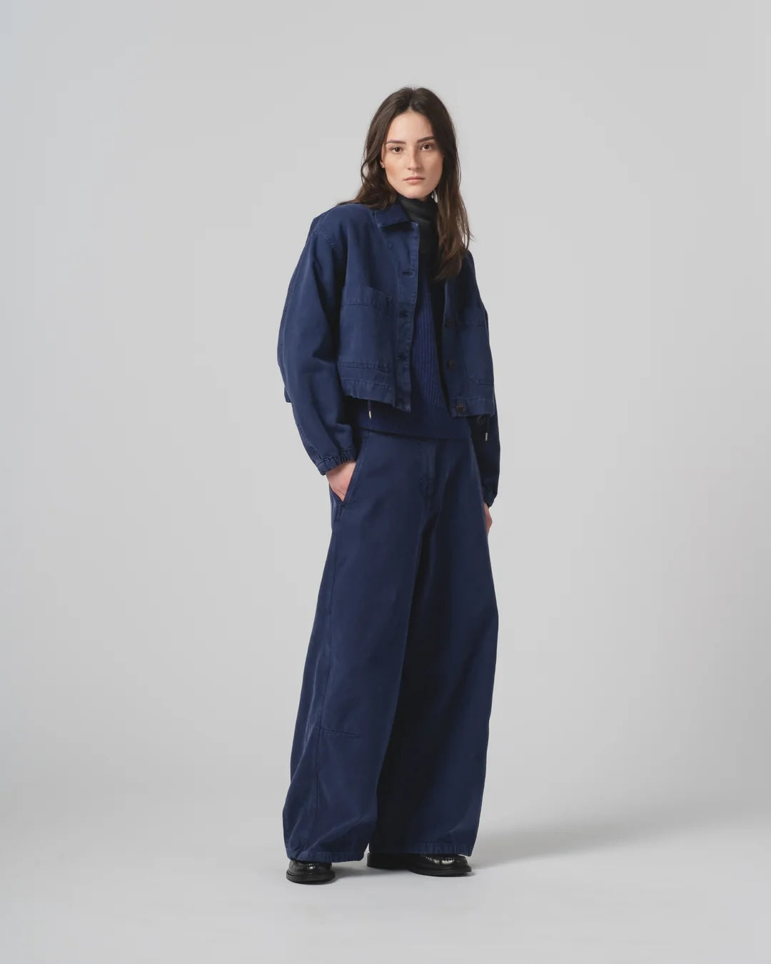 GIRLS OF DUST ATLANTIDE CHINO - INDIGO BLUE CANVAS