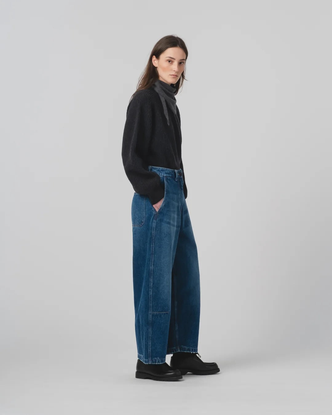 GIRLS OF DUST SUBMARINE CHINO - GENERATION DENIM - BLUE STONE WASHED