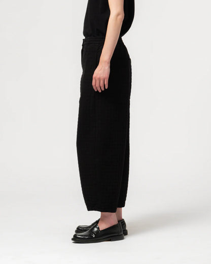 GIRLS OF DUST KARATE PANTS - SASHIKO COTTON - BLACK