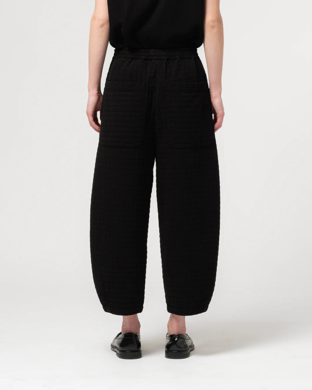 GIRLS OF DUST KARATE PANTS - SASHIKO COTTON - BLACK