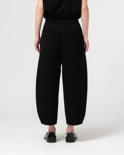 GIRLS OF DUST KARATE PANTS - SASHIKO COTTON - BLACK