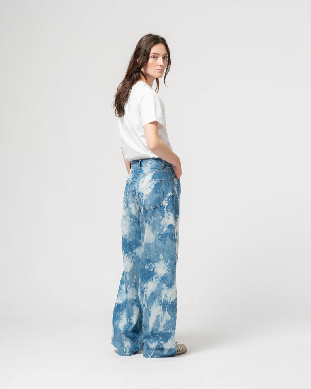 GIRLS OF DUST JANET PANTS - METEOR DENIM BLUE