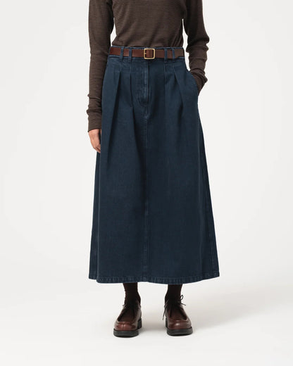 GIRLS OF DUST BULB SKIRT - ENIGMA DENIM - INKT