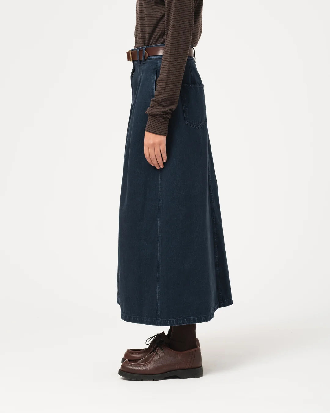 GIRLS OF DUST BULB SKIRT - ENIGMA DENIM - INKT