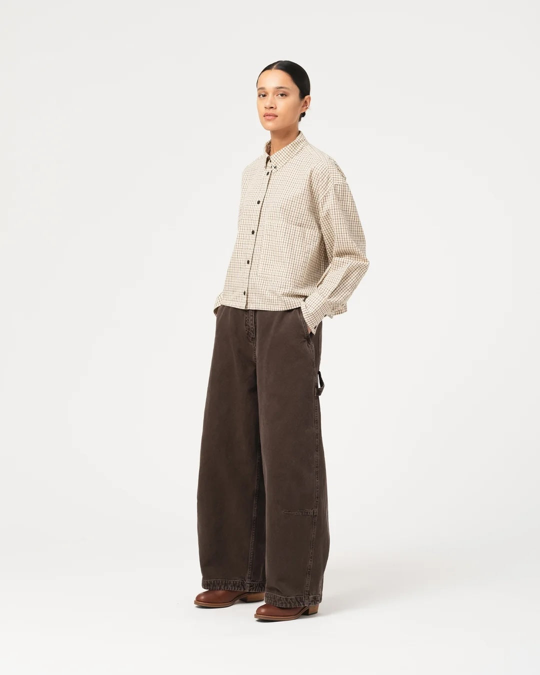 GIRLS OF DUST CUBIC SHIRT - CANTUCCI CHECK
