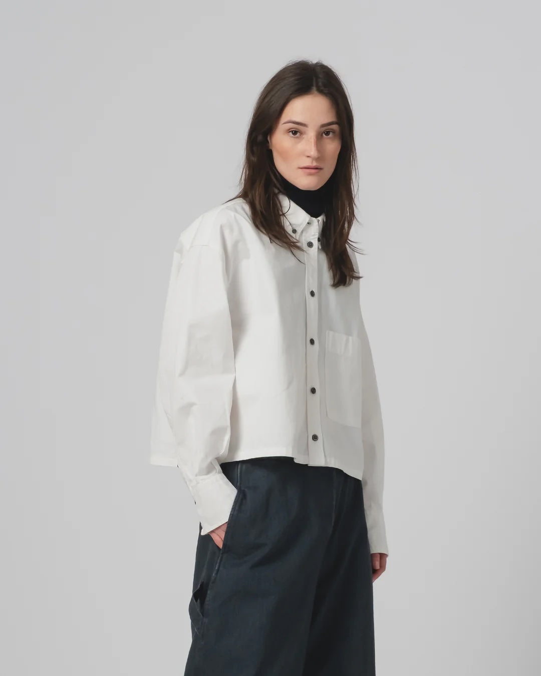 GIRLS OF DUST CUBIC SHIRT - MILK