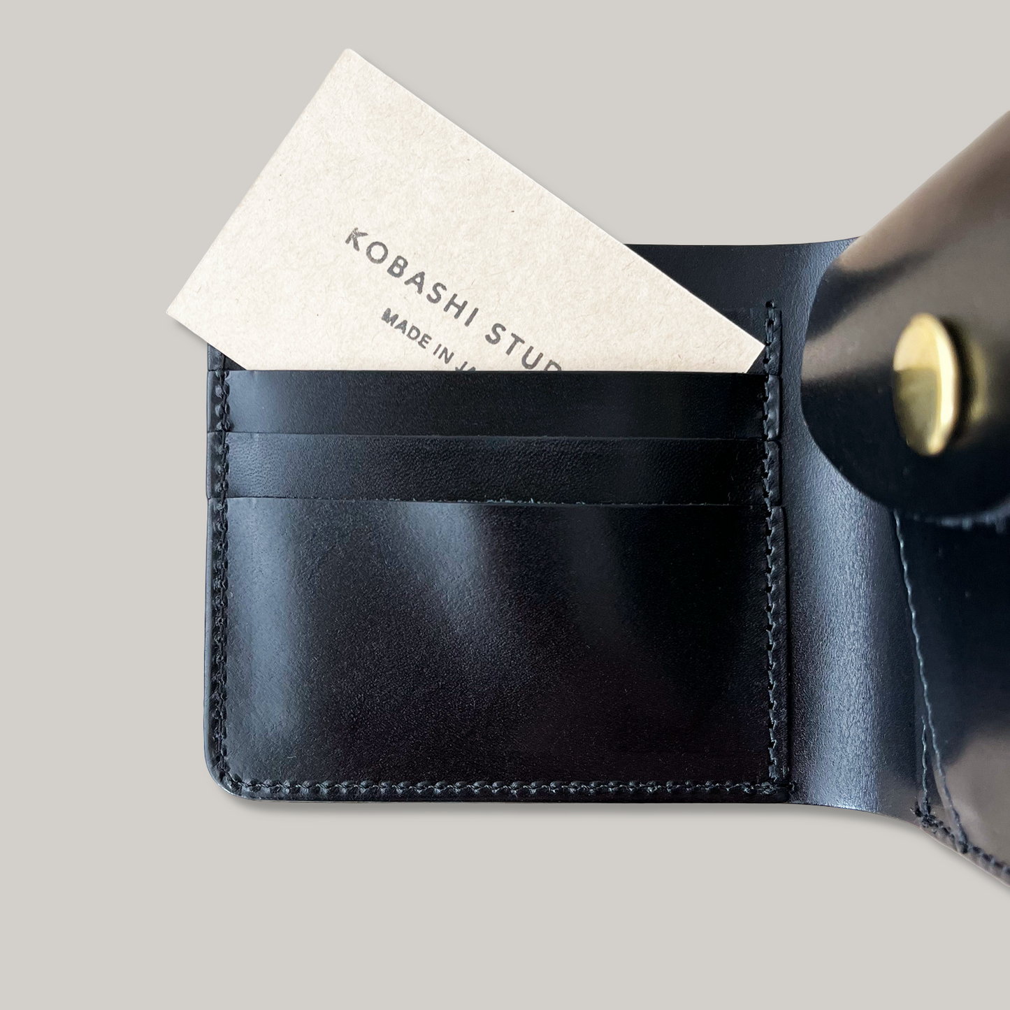 KOBASHI BILL FOLD WALLET - BLACK