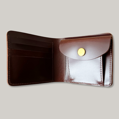 KOBASHI BILL FOLD WALLET - DARK BROWN