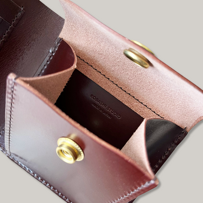 KOBASHI BILL FOLD WALLET - DARK BROWN