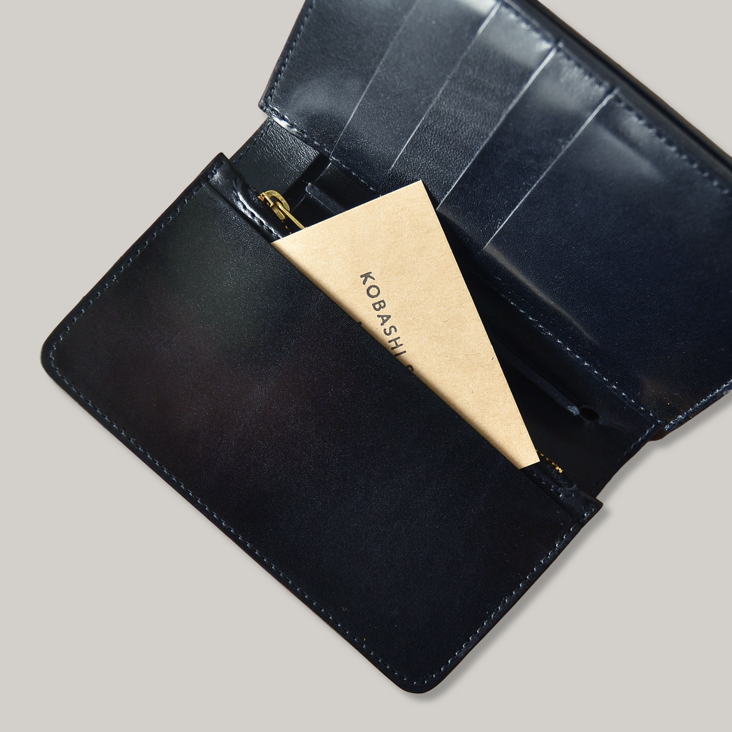 KOBASHI STUDIO WALLET MIDDLE - BLACK