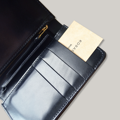 KOBASHI STUDIO WALLET MIDDLE - BLACK