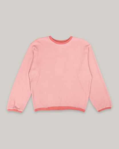 W'MENSWEAR GAS STATION TEE - PINK WAFFLE