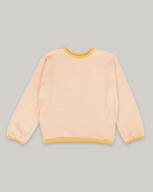 W'MENSWEAR GAS STATION TEE - MUSTARD YELLOW WAFFLE