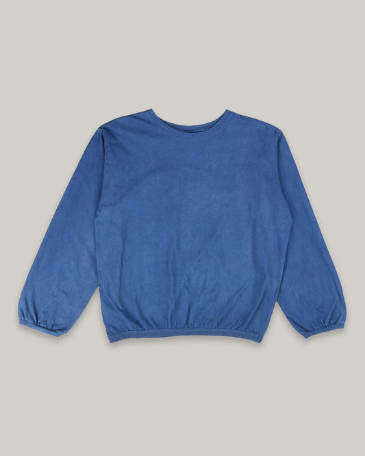 W'MENSWEAR GAS STATION TEE - INDIGO