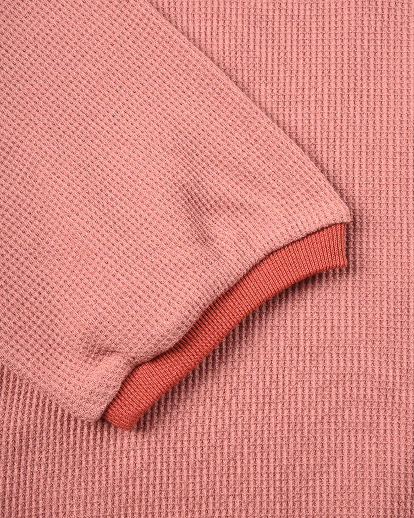 W'MENSWEAR GAS STATION TEE - PINK WAFFLE