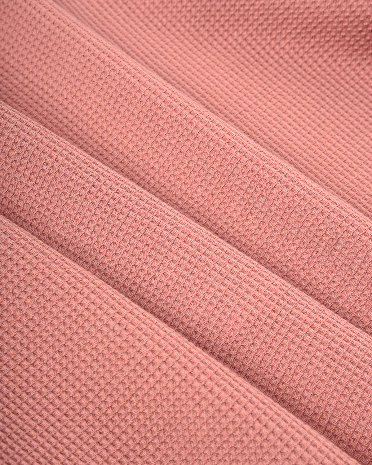 W'MENSWEAR GAS STATION TEE - PINK WAFFLE