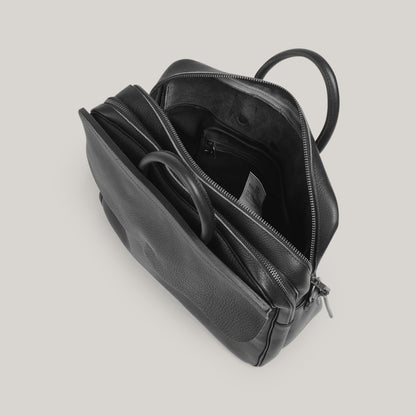 BLEU DE CHAUFFE ZEPPO BUSINESS BAG - MARRON BRUN