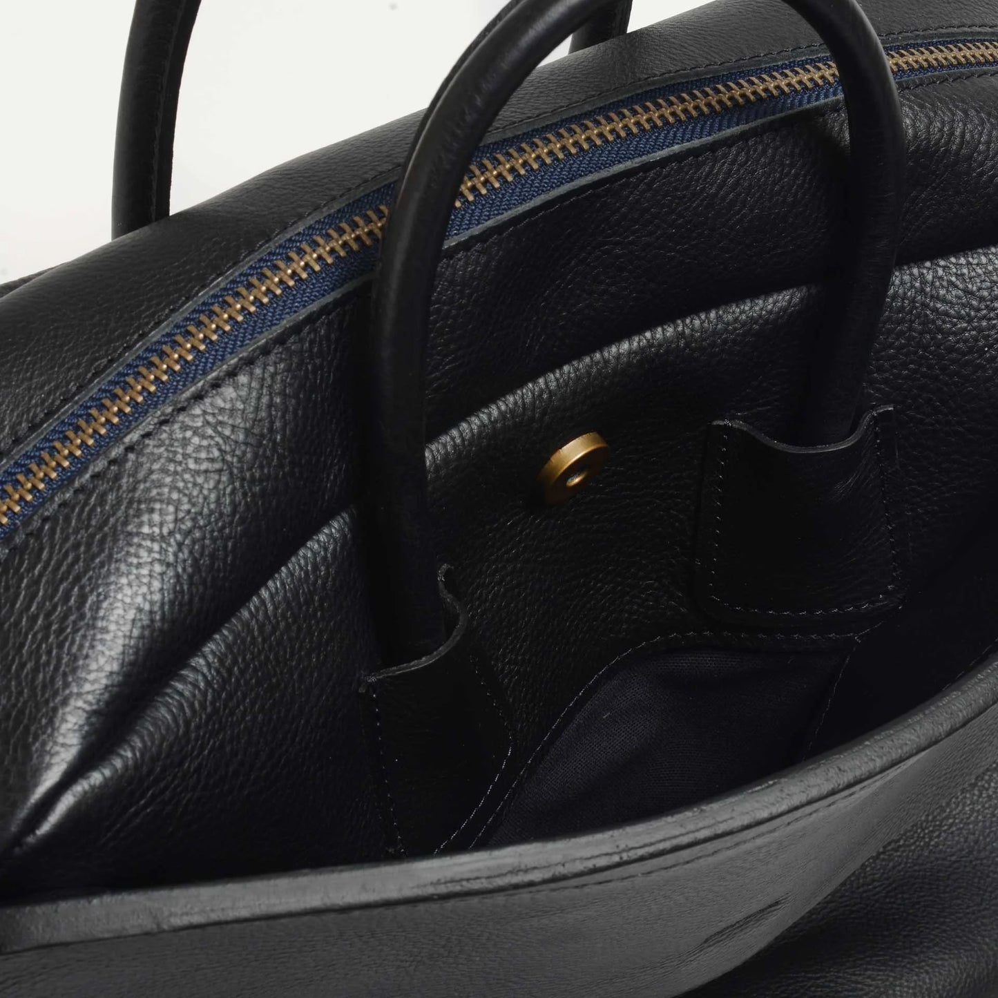BLEU DE CHAUFFE ZEPPO BUSINESS BAG - BLACK