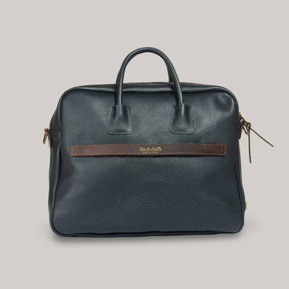 BLEU DE CHAUFFE ZEPPO BUSINESS BAG - NAVY BLUE