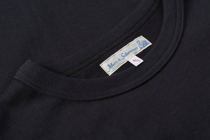 MERZ B. SCHWANEN 214 CREW NECK T-SHIRT RELAXED FIT - CHARCOAL