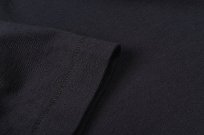 MERZ B. SCHWANEN 214 CREW NECK T-SHIRT RELAXED FIT - CHARCOAL